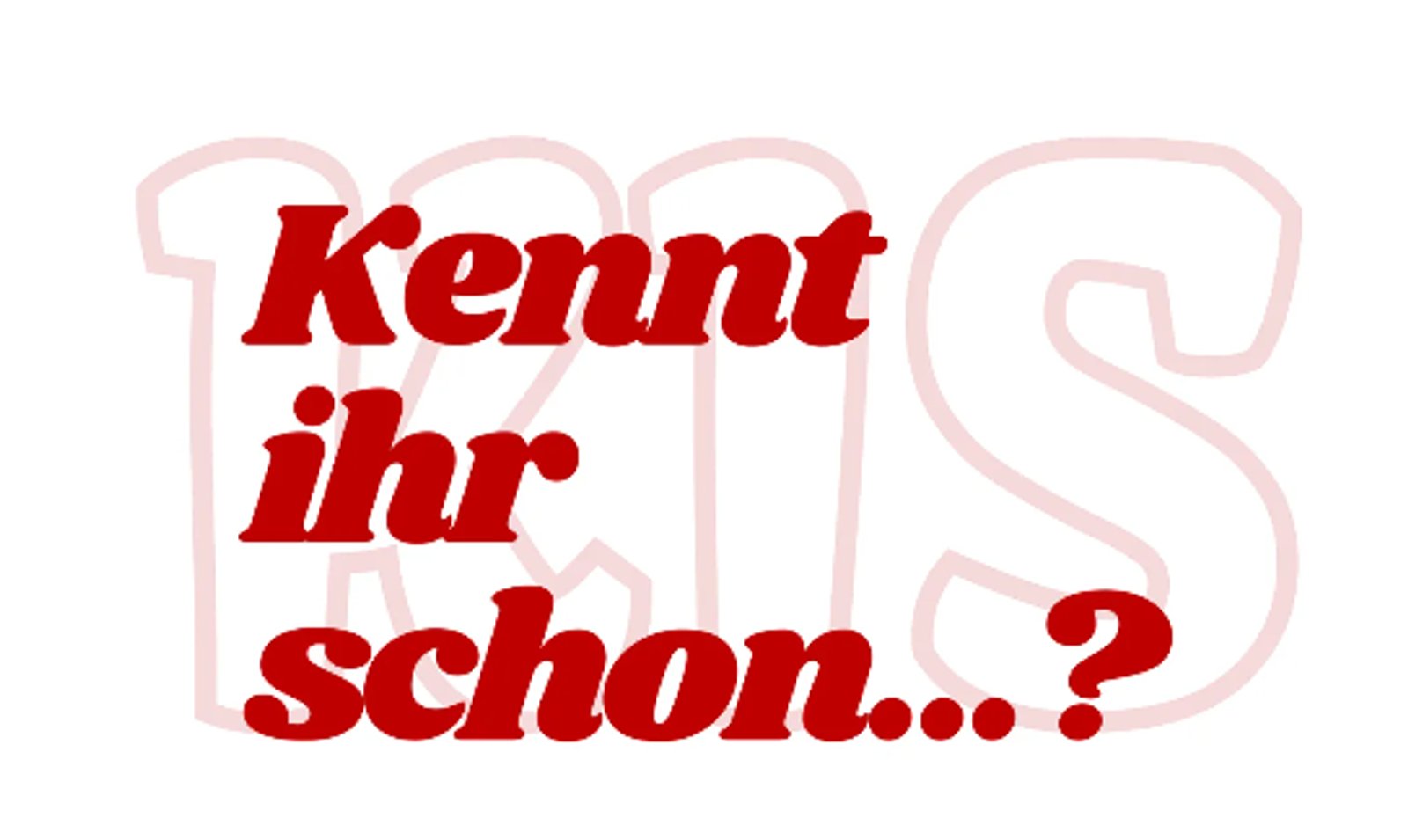 Kennt ihr schon...? Pitchen statt swipen
